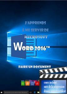 formation gratuite Word 2016 le document