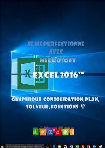 formation gratuite Excel 2016 Graphique, consolidation, nom, plan, solveur, fonctions