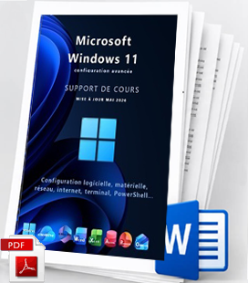 licence du cours Windows 11 configuration